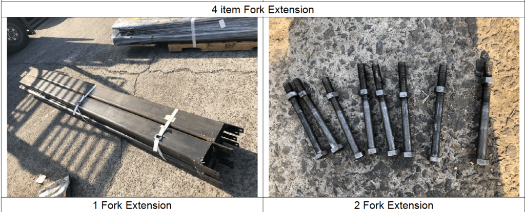 used forklift quantity verification